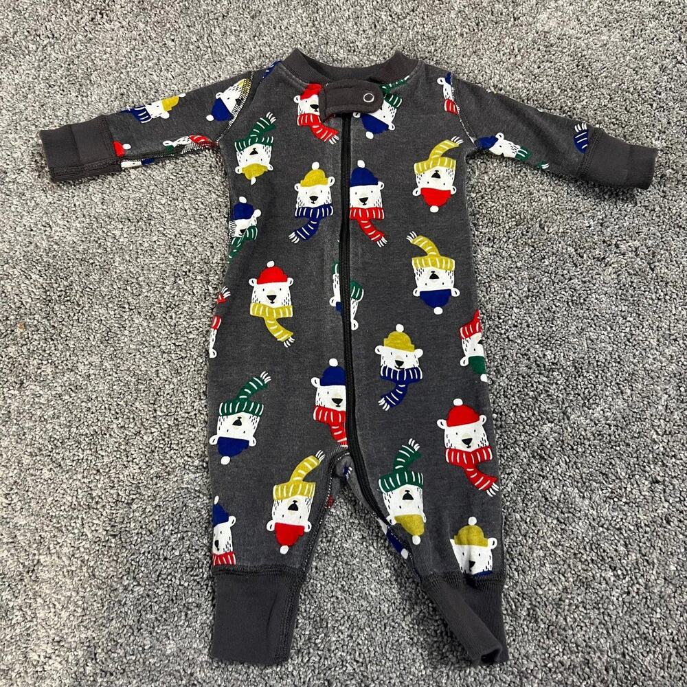 Hanna Andersson Christmas Holiday PJs size 0-3 months
